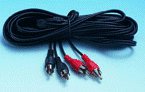 Cable RCA 2 Machos a 2 RCA Machos 10 metros
