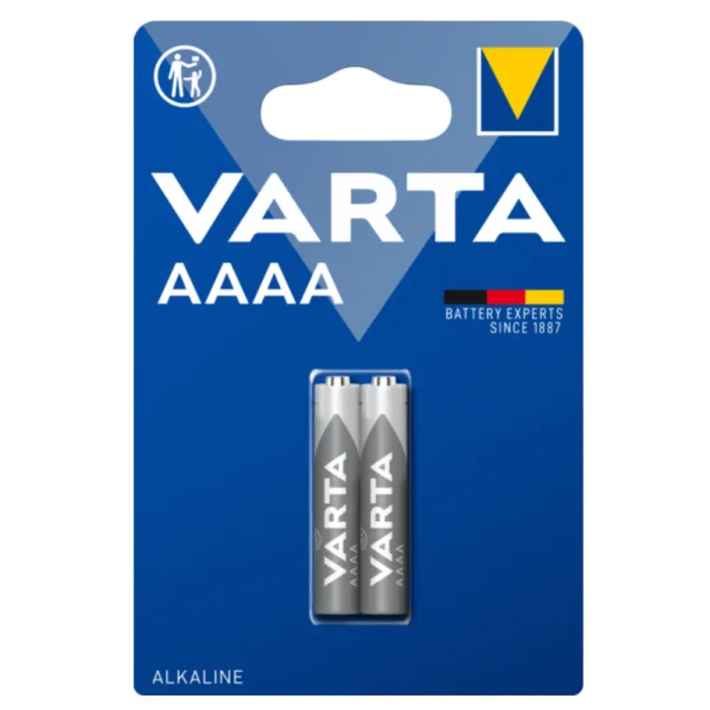 Pila AAAA Alcalina 1,5Vdc  VARTA (Blister 2 pilas)