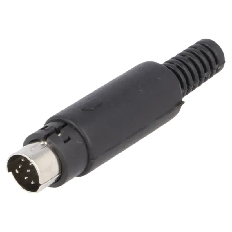 Conector MiniDIN Macho 8Pin 8mm