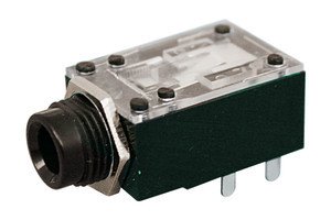 Base JACK 6,3mm Hembra Estereo Cto. Impreso