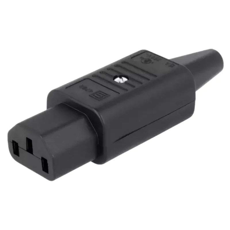 Conector Alimentacion IE320 C13 Hembra Recto Homologado