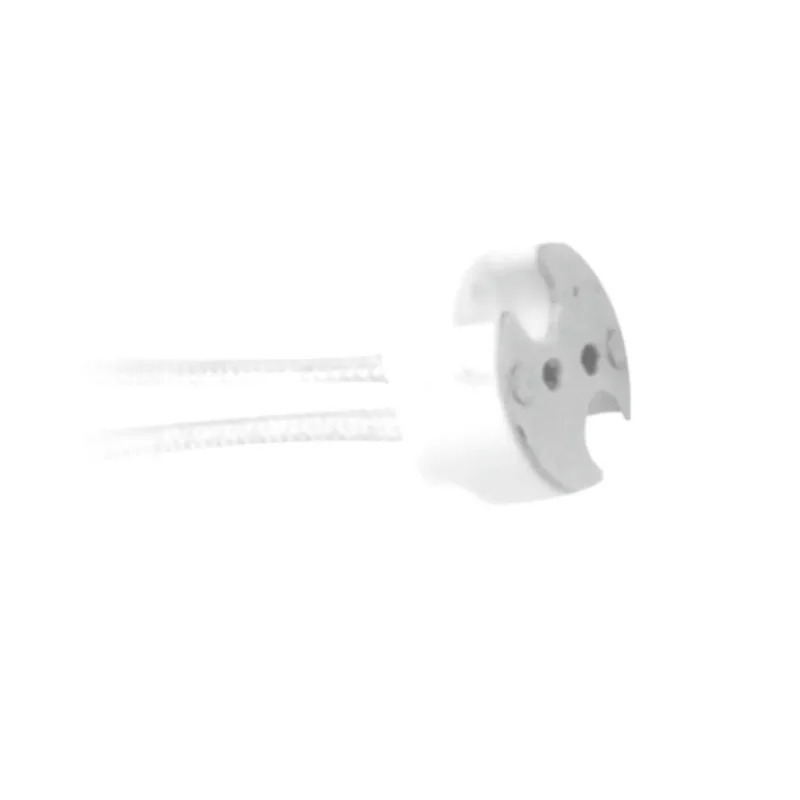 Portalamparas BIPIN G4-GU5.3-GY6.35 con cable 15cm