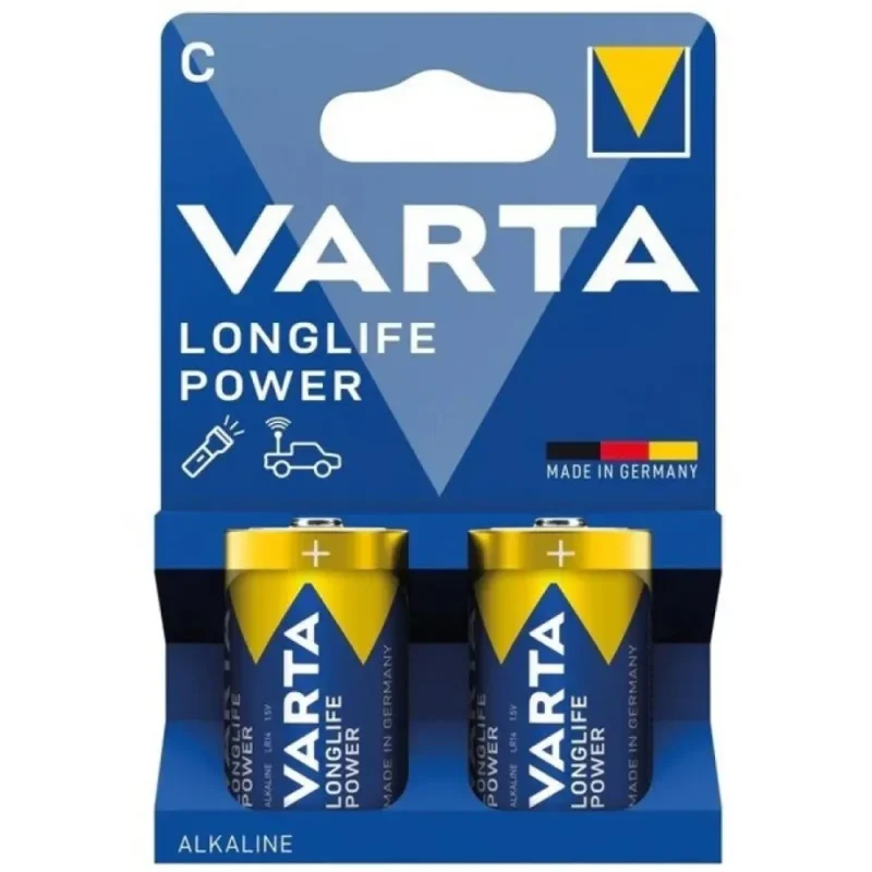 Pila LR14 C Alcalina HIGH ENERGY VARTA (Blister 2 pilas)