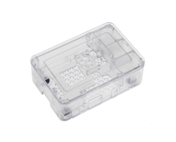Caja para Raspberry Pi 3 Modelo B TRANSPARENTE ASM-1900036-02