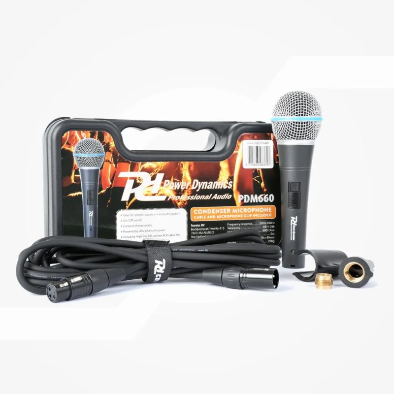 Microfono Mano Condensador PD PDM660