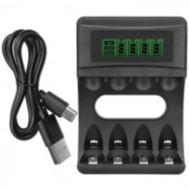 Cargador BaterÃ­as Ni-Cd Ni-MH TamaÃ±o: AA, AAA, R03, R6 con Microprocesador