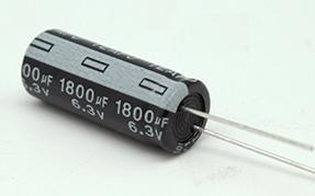 1800uF 6,3Vdc 105ÂºC Condensador Electrolitico 10x17mm Radial