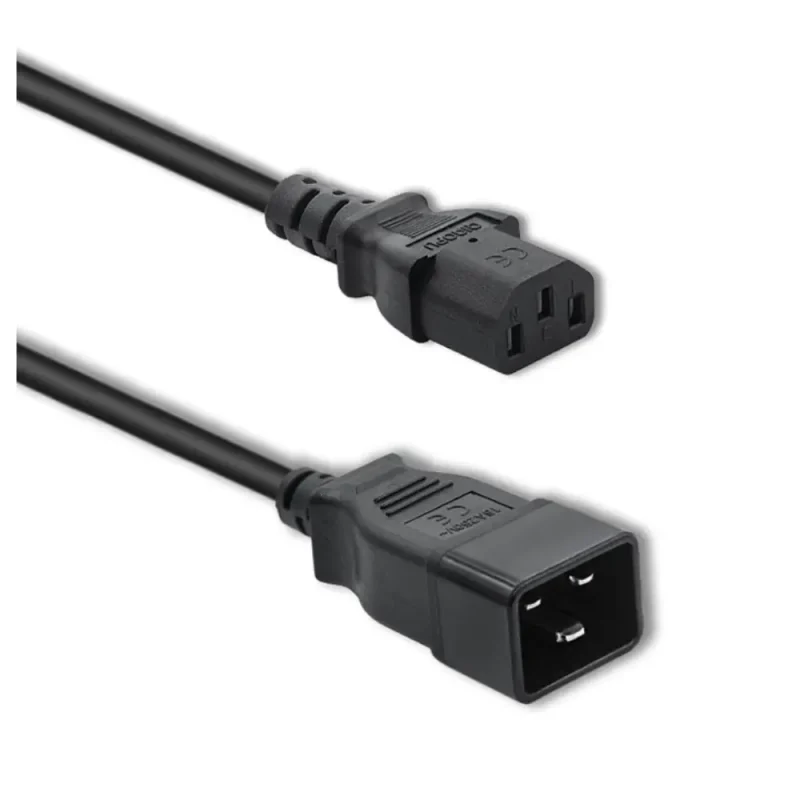 Cable Alimentacion C13 Hembra a C20 Macho 2m