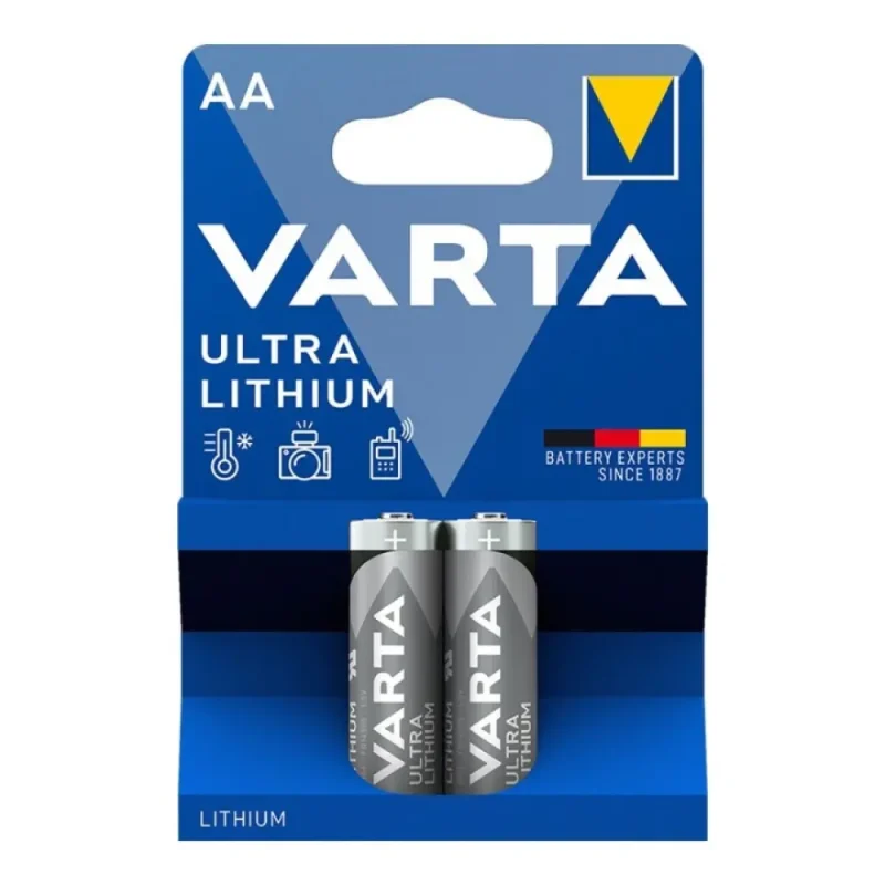 PILA LITIO AA/LR06 VARTA 1,5V Profesional (blister 2 pilas)