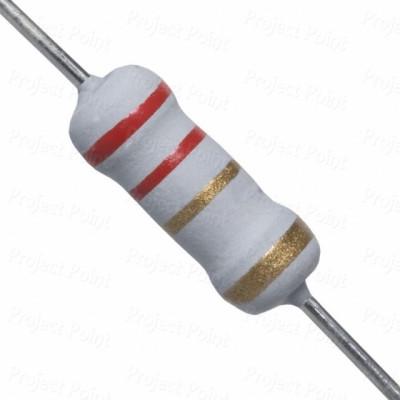 2R2 2W 5% Resistencia Oxido Metal 2,2 Ohm 2W Axial