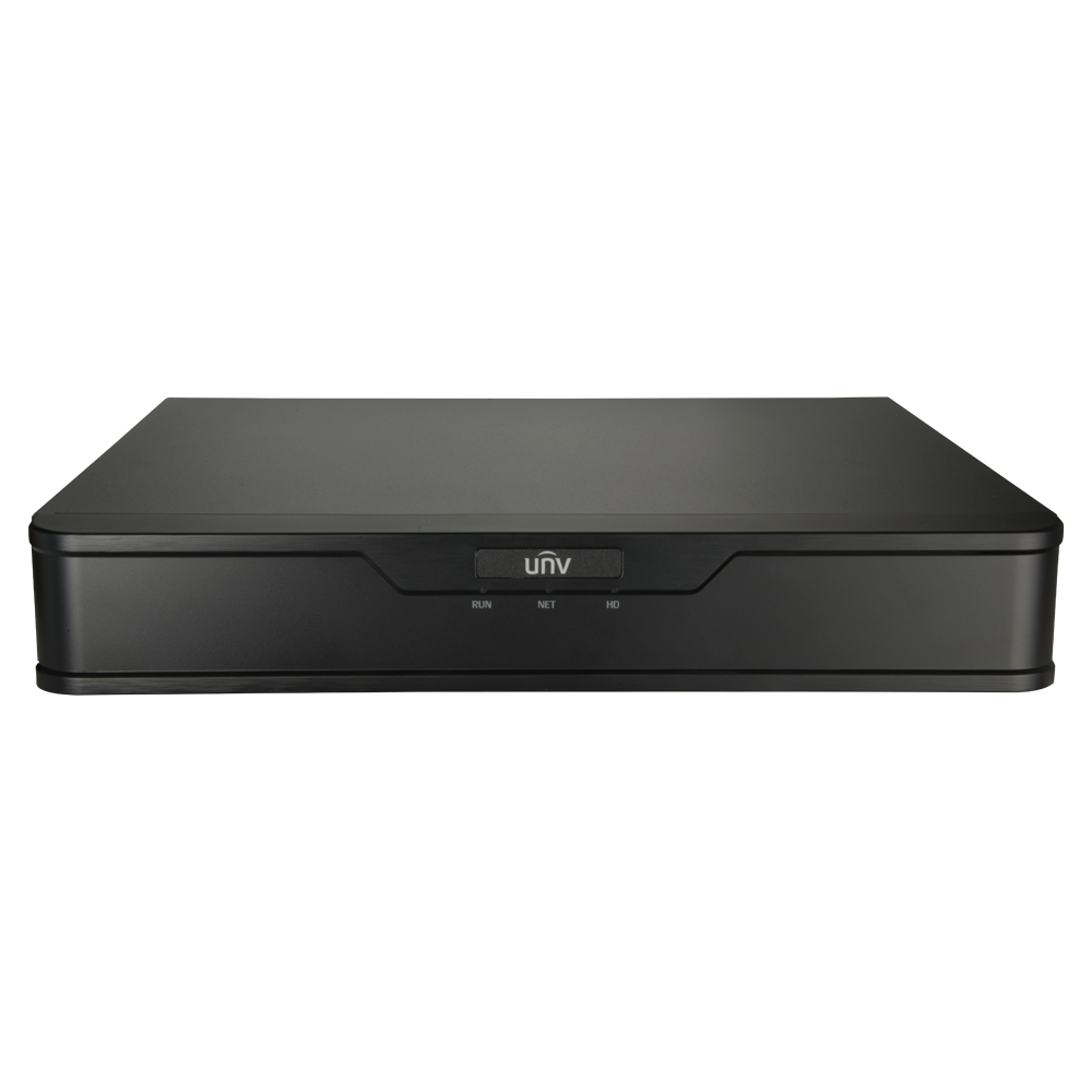 Grabador NVR 4Ch IP PoE 8Mpx 64Mbps UNIVIEW