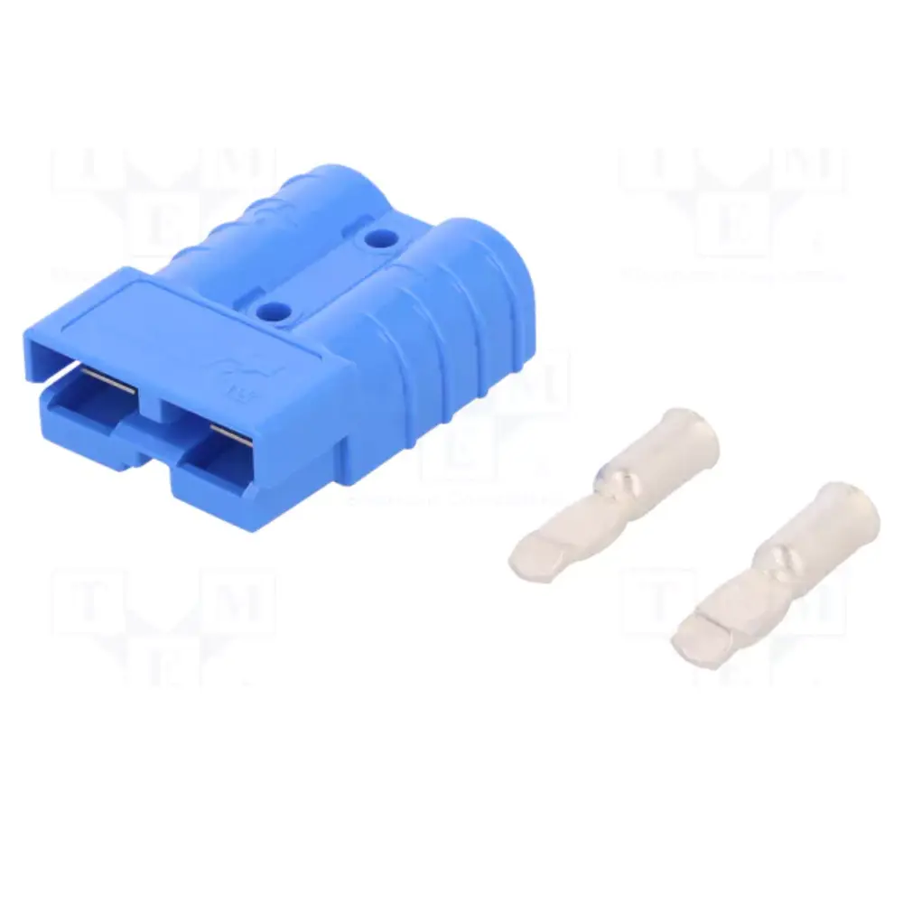 Conector ANDERSON Hemafrodita AZUL 2 vias