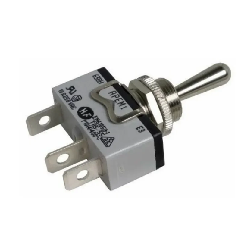 Interruptor Palanca ON-OFF-(ON) SP3T 10A/250Vac APEM