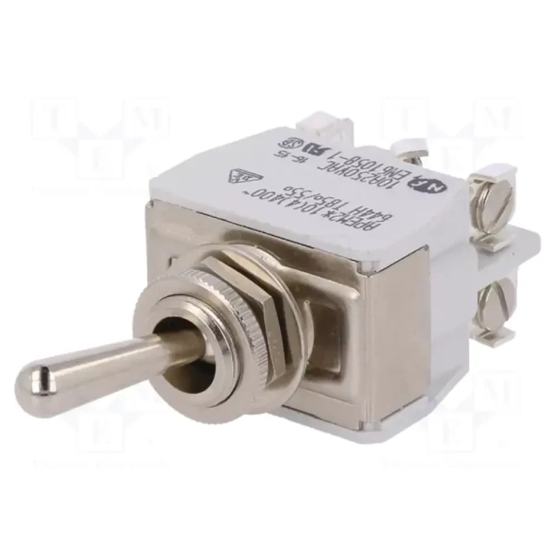 Interruptor Palanca Bipolar 10A/250Vac Industrial 3 Posiciones ON-ON-ON