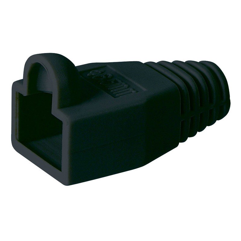 Capuchon Funda protectora Conector RJ45 NEGRO