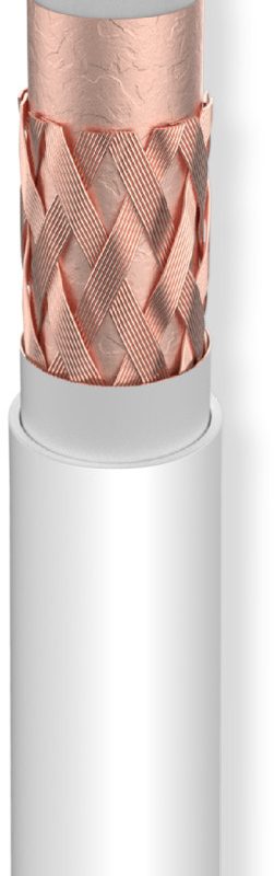 Cable Coaxial CU T100plus Dca BLANCO (100m) TELEVES 214121