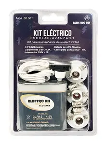 Kit Electrico Escolar Avanzado 3 portalamparas DH