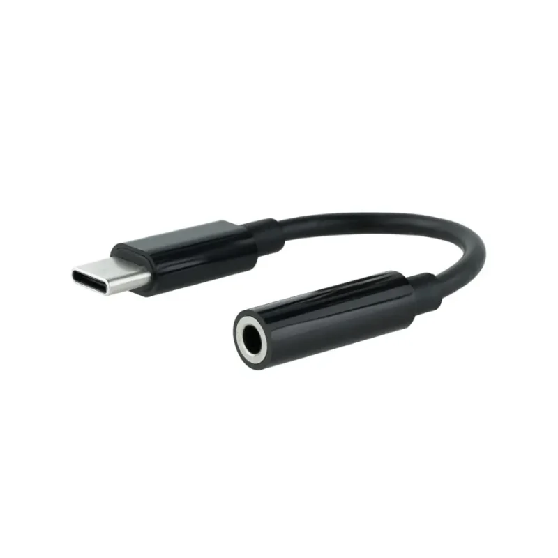 Adaptador USB-C a JACK 3.5 NEGRO NANOCABLE