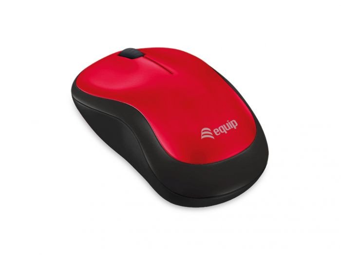 Raton Inalambrico USB 1600dpi EQUIP COMFORT ROJO