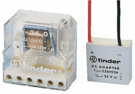 Telerruptor 12Vac 1Cto Abierto en Reposo 10Amp Biestable FINDER