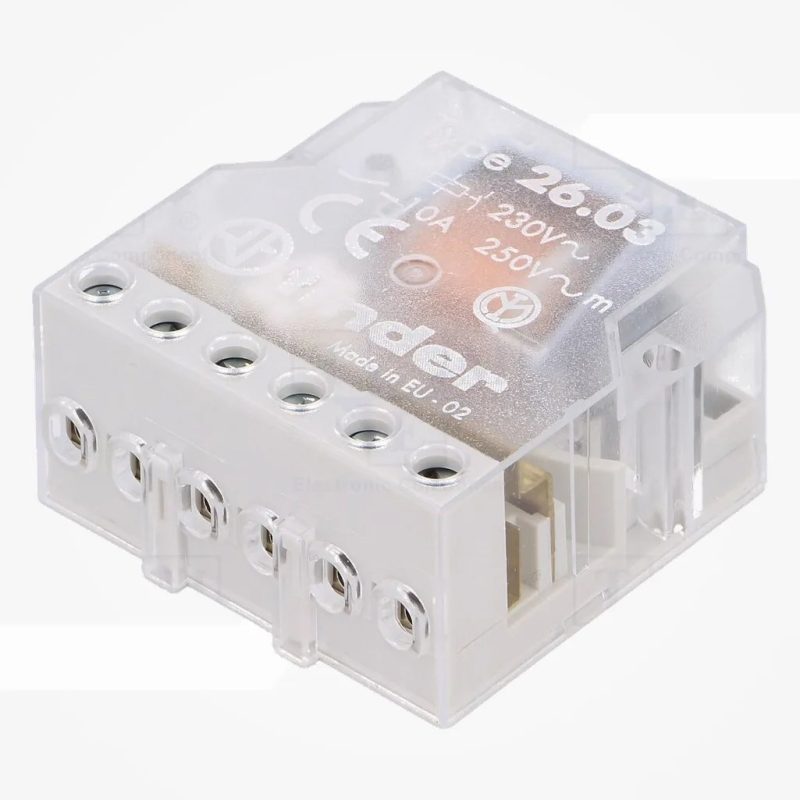 Telerruptor 230Vac 2Ctos. 1 cerrado 1 Abierto 10A/250Vac FINDER