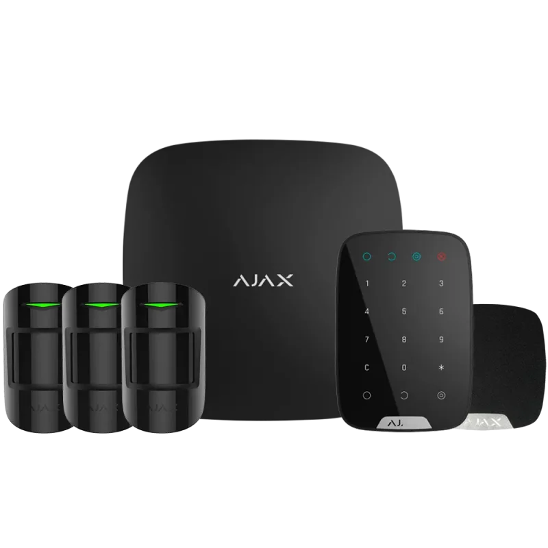 Kit Alarma Profesional AJAX RENOVE1 NEGRA