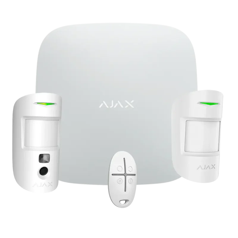 StarterKit CAM Alarma Inalambrica Grado2 AJAX BLANCO