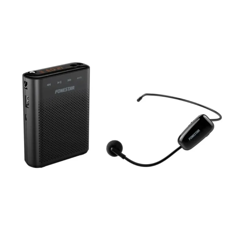 Amplificador Portatil 18W con Microfono Inalambrico ALTA-VOZ-W30