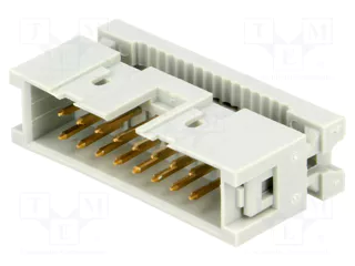 Conector Macho Aereo 16 PIN Cable Plano 1,27mm