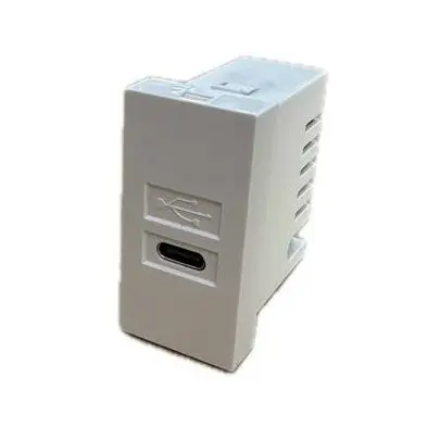 Modulo 45×45 Cargador USB-C PD Multimedia