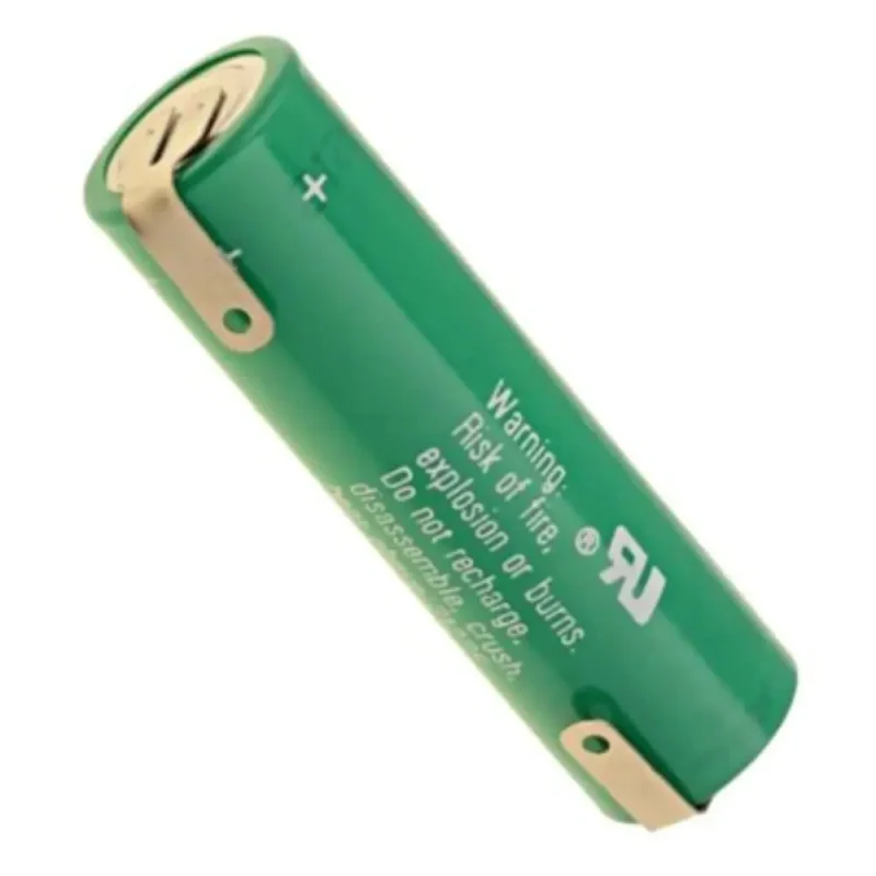 Pila Litio AA R6 3V 2000mAh C/Terminales soldar 14,7x50mm CRAA