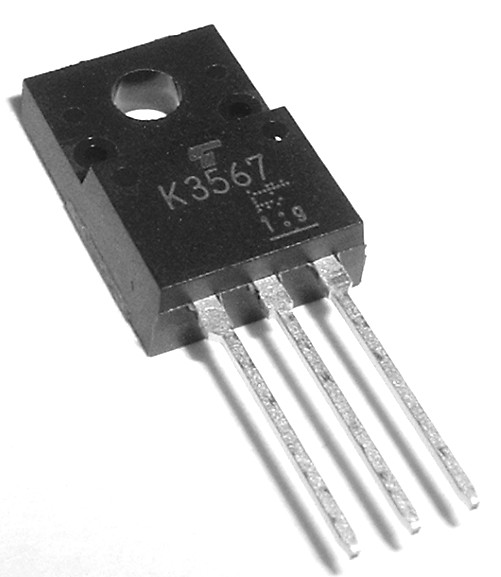 Transistor N-Mosfet 600V 3,5A 35W TO220F 2SK3567