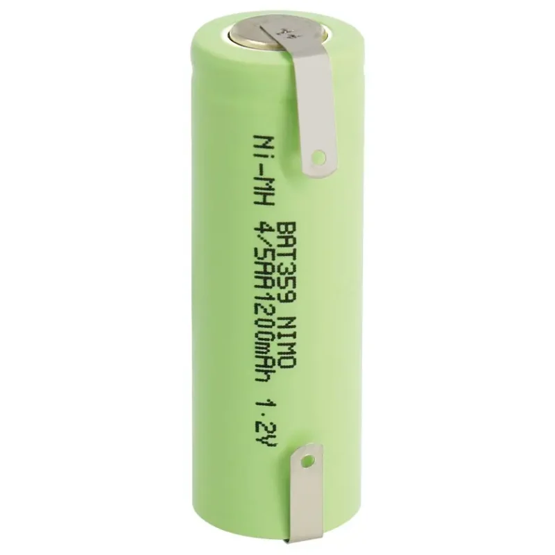 Bateria NiMh 4/5AA 1,2V 1350mA con terminales Soldar