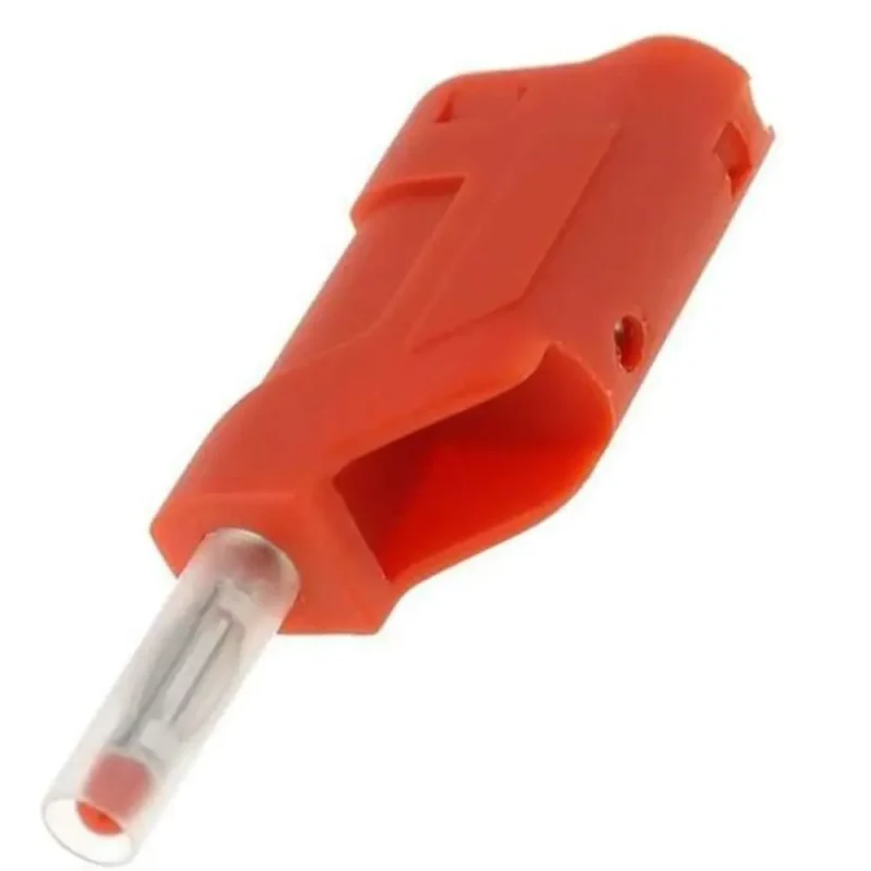 Banana Macho 4mm 10A 60V ROJO 58.5mm