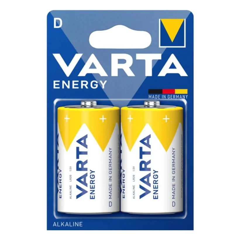 Pilas LR20 D VARTA Alcalina ENERGY (10 Blister de 2 pilas)