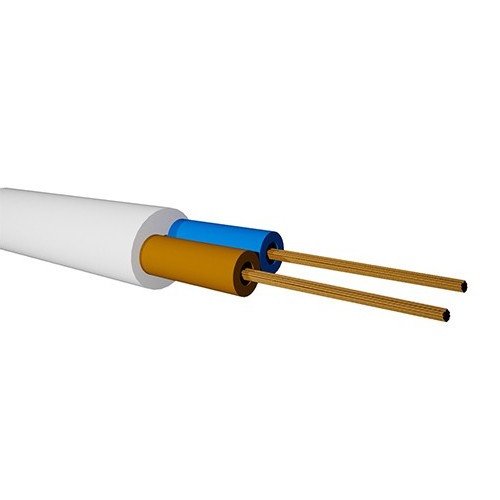 Manguera Electrica BLANCA 2×0,75mm 300/500V (100m)