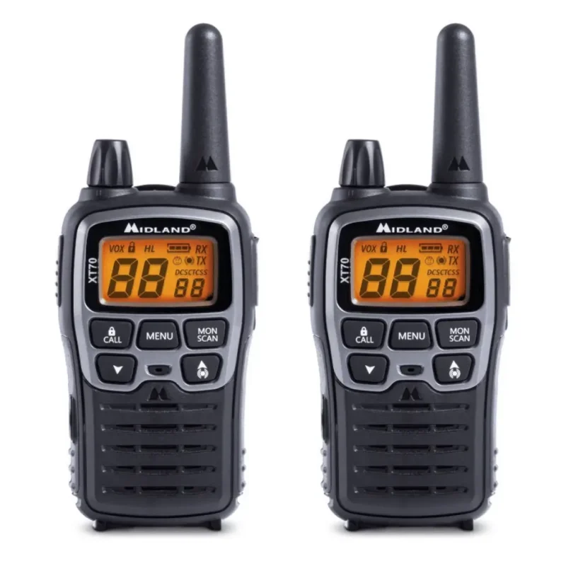 Pareja Walkies PMR446 12Km MIDLAND XT70