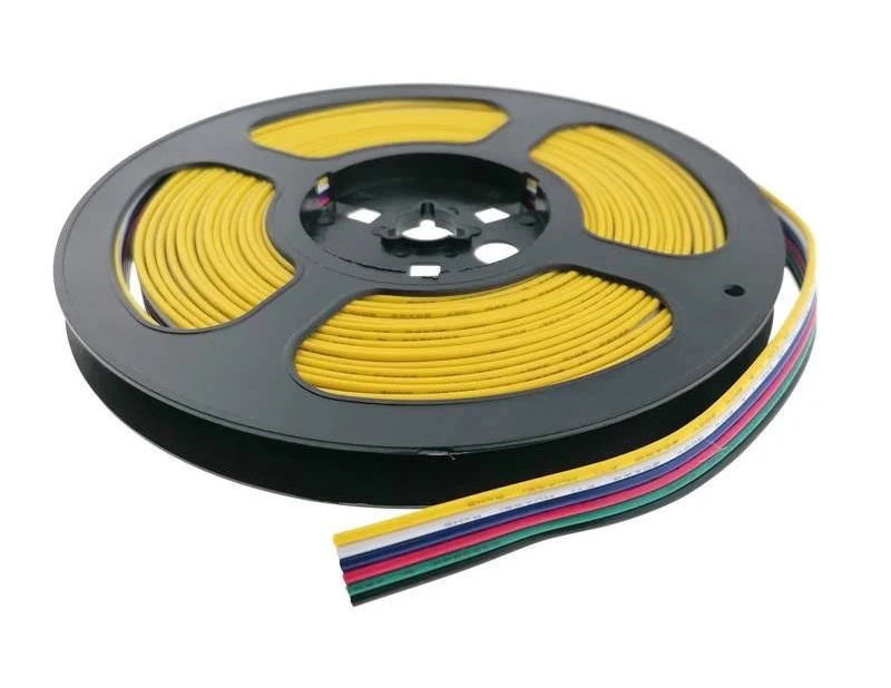 Cable Plano para Tira LED RGB 6×0,50mm (25m)