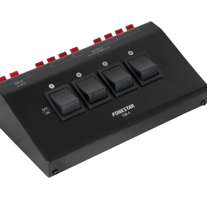 Selector Altavoces 4 Pares Alta Calidad
