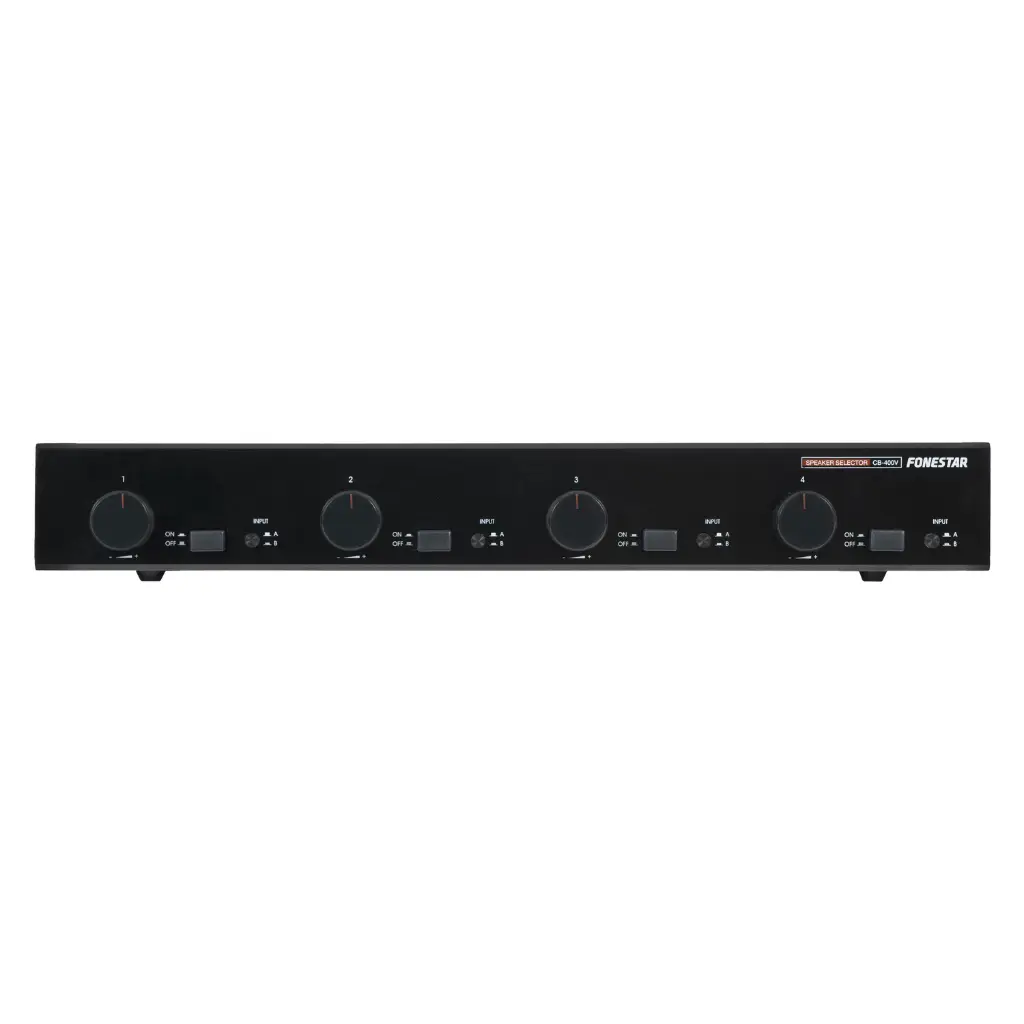 Selector Altavoces 4 Salidas con Regulacion FONESTAR CB400V