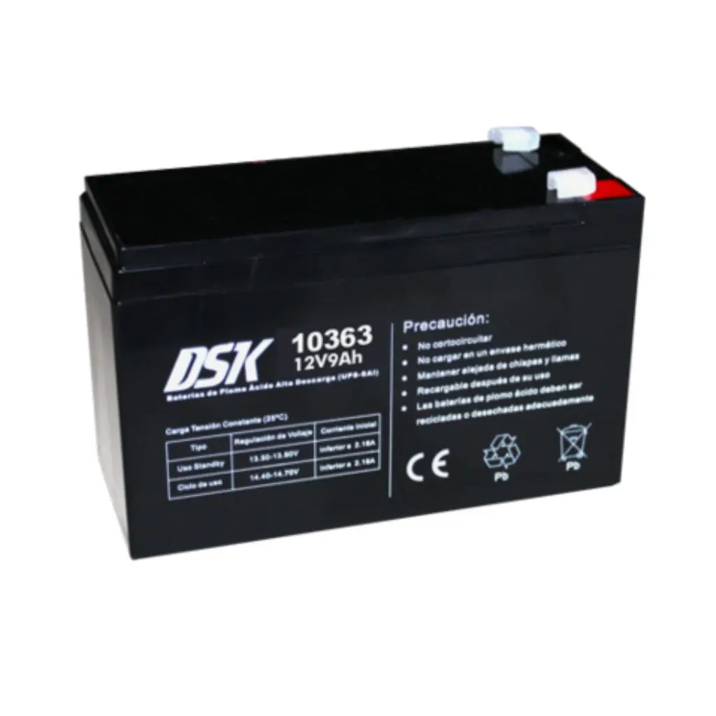Bateria PLOMO 12V/9Ah UPS/Sais 151x65x94mm F1 DSK