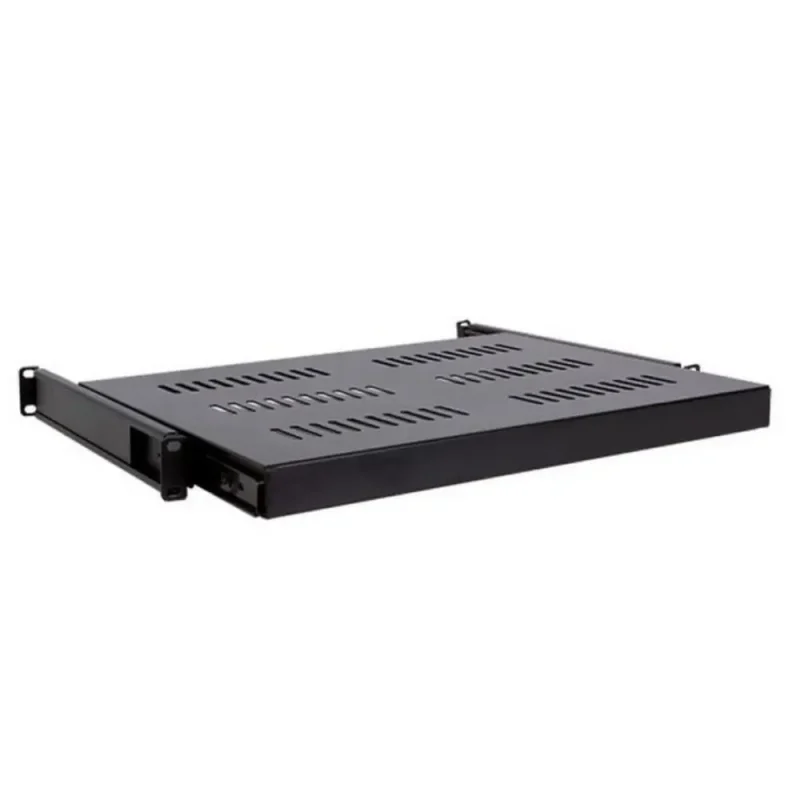 Bandeja Rack 19′ EXTRAIBLE 600mm NEGRA