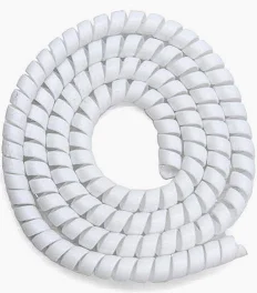 Cinta helicoidal  20-24mm color BLANCO 1m