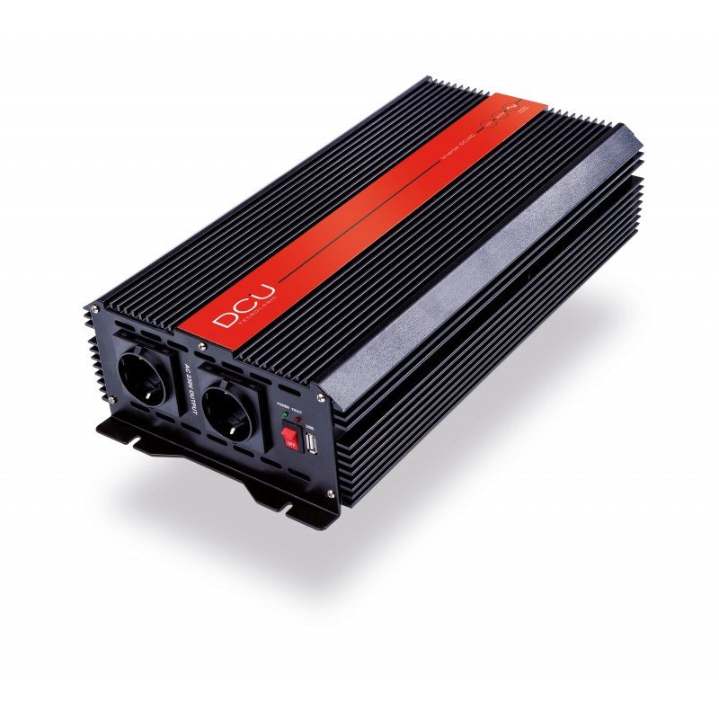 Inversor TensiÃ³nÂ 12Vdc 2000W + USB Onda Modificada