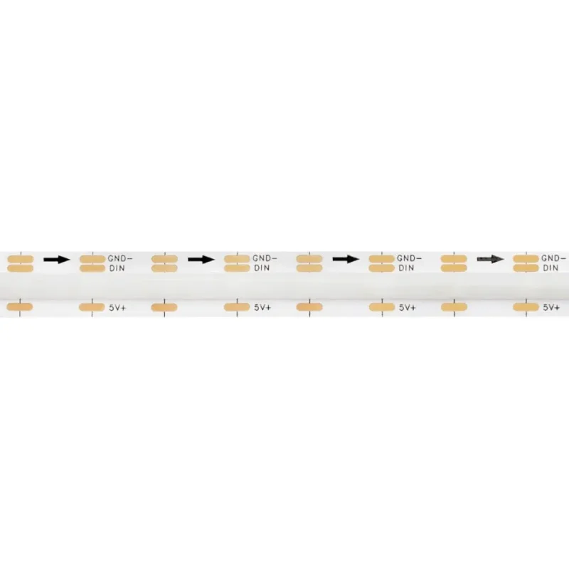 Tira LED COB Digital SPI RGB 24V 14W/m 20Px/m IP65 5m