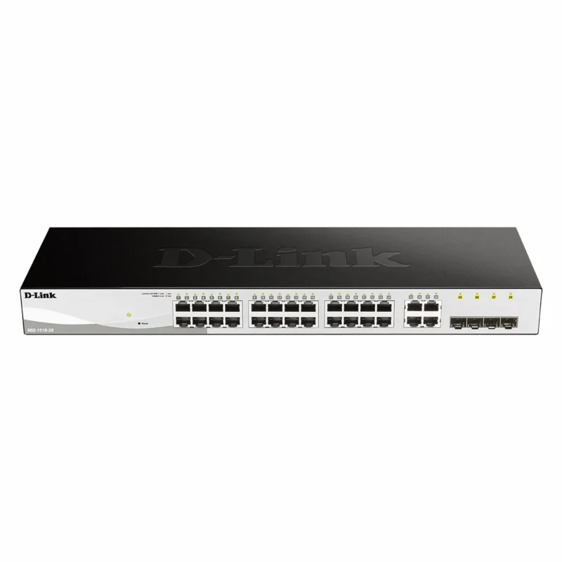 Switch PoE Gigabit 24P + 4 SFP Gestionable D-LINK