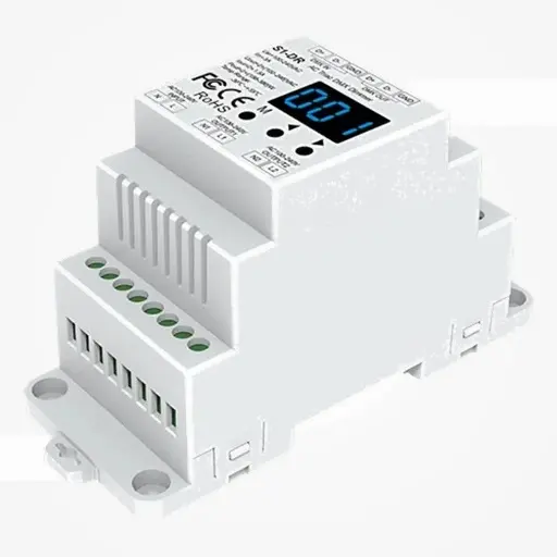Regulador TRIAC DMX RDM 2 Canales para Carril DIN