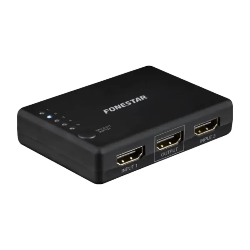 Selector HDMI 2.0 4K@60 5×1 FONESTAR FO-22SW51