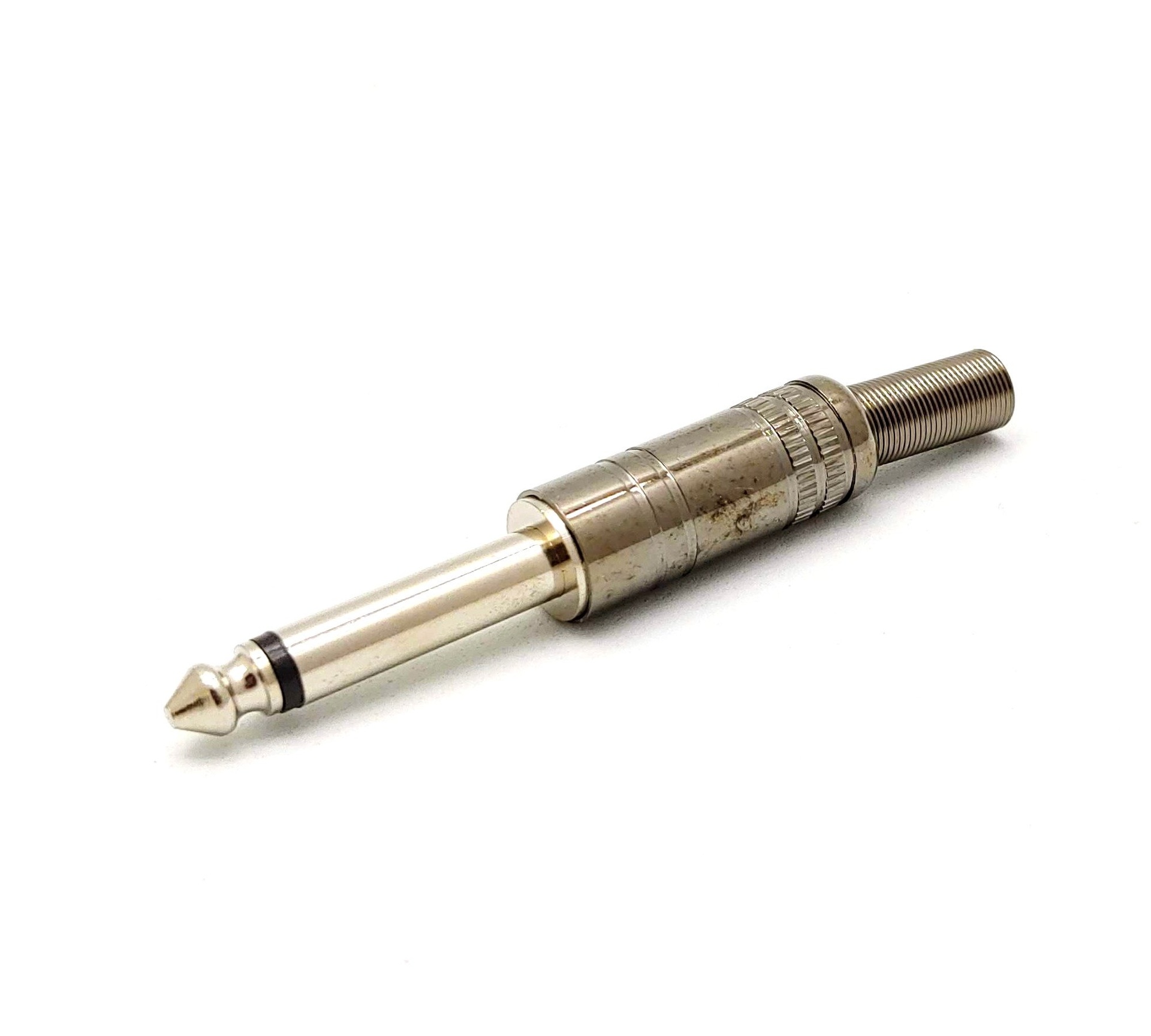 Conector JACK 6,3mm Macho Mono Niquelado 15.115/CP