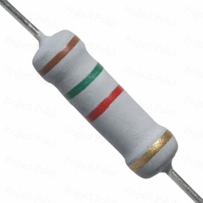 1K5 2W 5% Resistencia Oxido Metal 1,5K 2W Axial